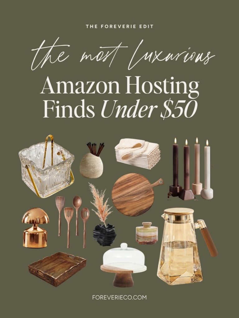 Luxurious Amazon hosting finds under $50 for stylish entertaining at home
